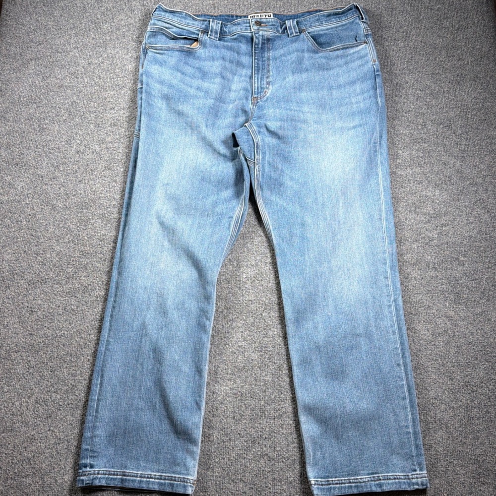 Duluth Trading Co Jeans Mens 39x31 Blue Ballroom DoubleFlex Relaxed Fit Denim